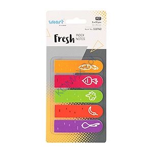 Zakładki indeksujące Smart Pet Fresh 12x45mm 5x25szt WEGE