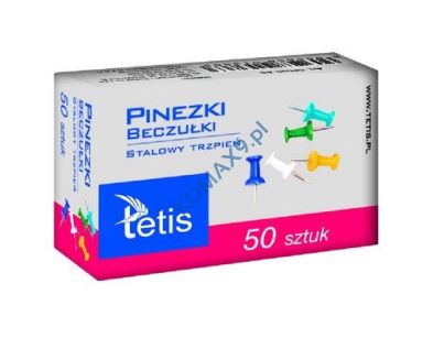 Pinezki tablicowe GP100 Tetis  op=50szt.