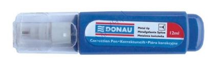 Korektor w piórze z metalową końcówką 12ml Donau 