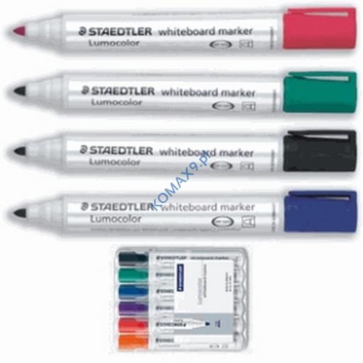 Marker Staedtler 351 do tablic z okrągłą końcówką op=4szt.