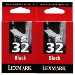 Tusz Lexmark nr32 czarny 18C0032E  Dual Pack