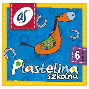 Plastelina szkolna op=6 kolorów