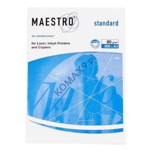 Papier ksero A3  80g Maestro Standard bialość 146 CIE