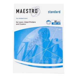 Papier ksero A3  80g Maestro Standard bialość 146 CIE