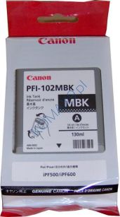 Tusz Canon PFI102MB czarny mat 