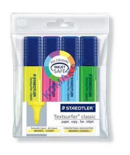 Zakreślacz Staedtler Textsurfer kpl=4 kolory