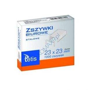 Zszywki 23/23 Tetis 1000szt.