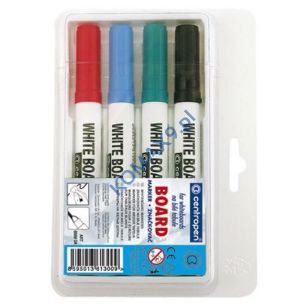 Marker do tablic Centropen BT 8559, gr. linii 2,5 mm, kpl. 4 kolory