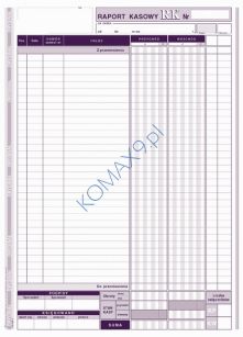 Druk RK raport kasowy A4 410-1 MiP