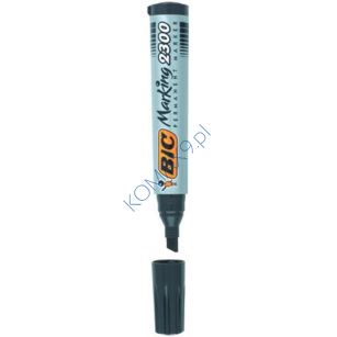 Marker Permanentny Bic 2300, ścięta końcówka, gr. linii 3,1-5,3 mm 