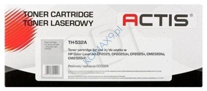 Toner HP CC532A yellow, zamiennik Actis TH-532A