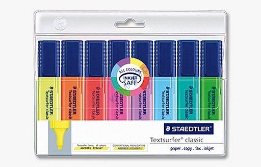 Zakreślacz Staedtler Textsurfer kpl=8 kolorów