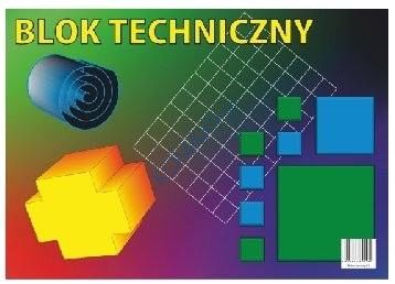 Blok techniczny A3 biały SDM