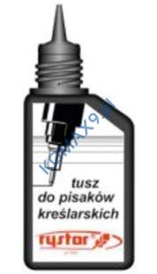 Tusz kreślarski Rystor czarny 20ml