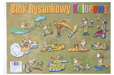 Blok rysunkowy A4 kolor SDM