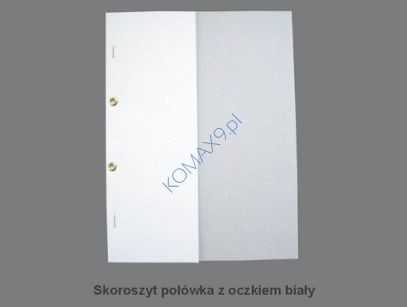 Skoroszyt oczkowy biały 1/2 400g ARO