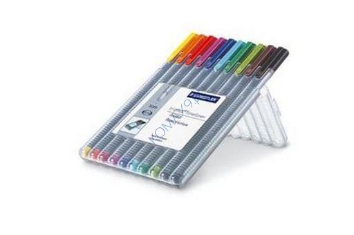 Cienkopis Staedtler Fineliner kpl=10szt.