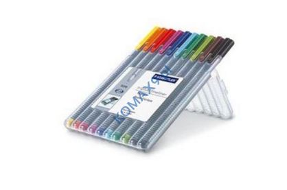 Cienkopis Staedtler Fineliner kpl=10szt.