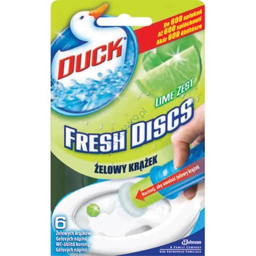 Krążek żelowy do toalet Toilet Duck Fresh Lime 36ml.