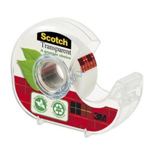 Taśma klejąca 19mm 20m Scotch transparent A greener choice przezroczysta na podajniku