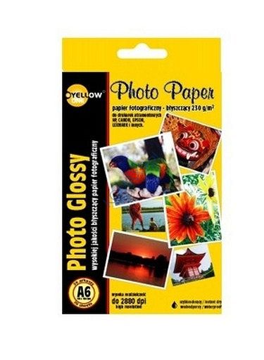 Papier fotograficzny A6 230g błyszczący YellowOne 6G230