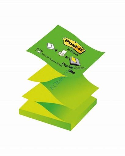 Karteczki samorzylepne Post-it Z-Notes R330 76x76mm 100 kartek