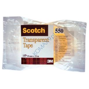 Taśma klejąca 19mm 33m Scotch transparentna w folii