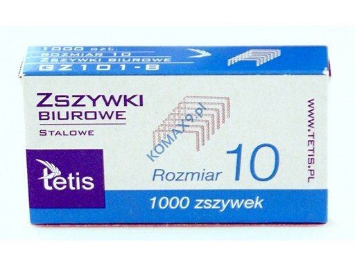 Zszywki 10 Tetis GZ101-B