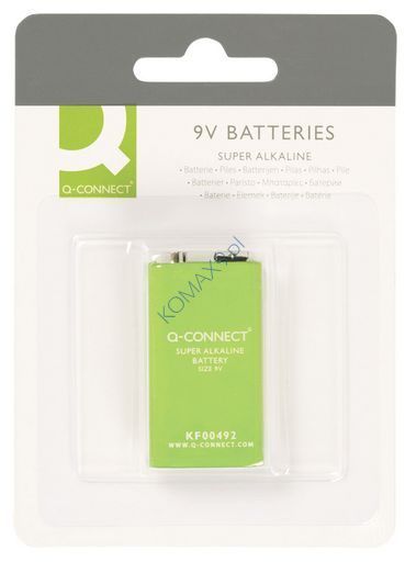 Bateria alkaliczna E-BLOCK Q-Connect 9V, 6LR61