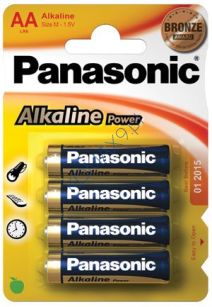 Baterie R-6 alkaliczne Panasonic 4szt.