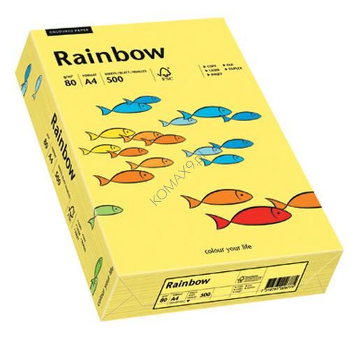 Papier kolorowy A4 80g Rainbow, kolory intensywne, mix. 100 arkuszy