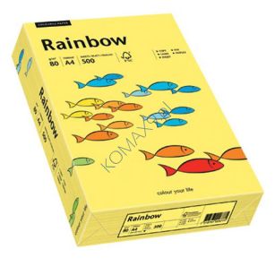 Papier kolorowy A4 80g Rainbow, kolory intensywne, mix. 100 arkuszy