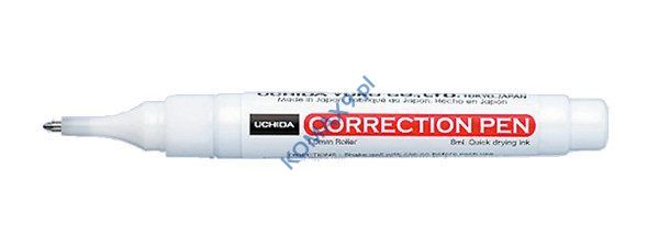 Korektor w pisaku z metalową końcówką Uchida CP10 8ml