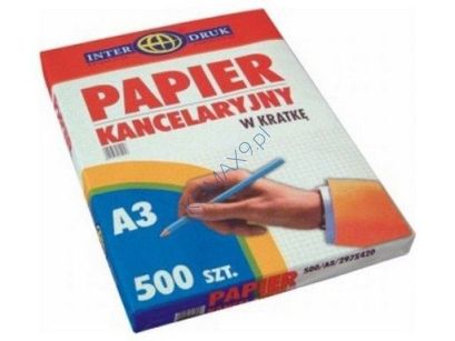 Papier kancelaryjny A-3 kratka 500ark.