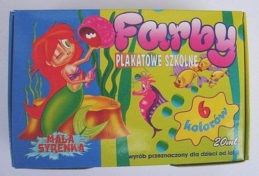 Farby plakatowe 6 kolorów El-Łuk 20ml