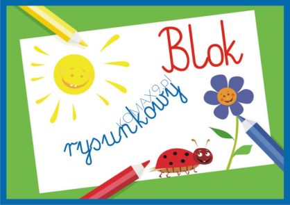 Blok rysunkowy A4 20 kartek Interdruk